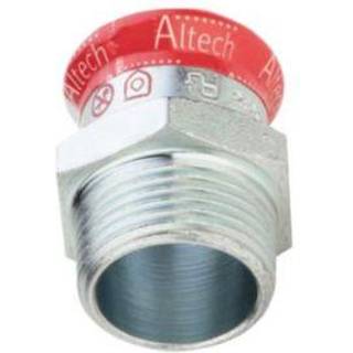 FZ press overgang med nippel 28mm x 1''. Til varmesystemer. M-bakke