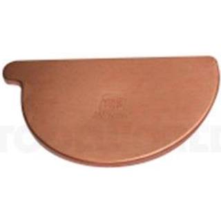 Endebund Højre 333 MM Halvrund Kobber Nr.12