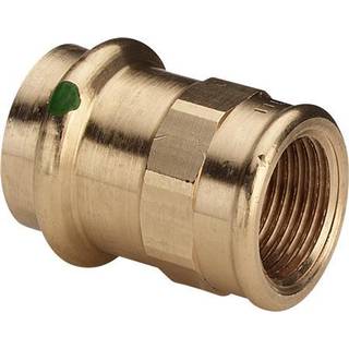 Viega Sanpress overgang 28 x 1 1/4" muffe/muffe rødgods