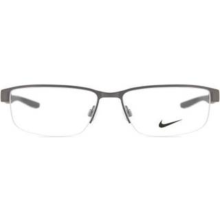 Nike 8138 071 56 Briller Mænd Grå - Brushed Gunmetal Grey - 56mm