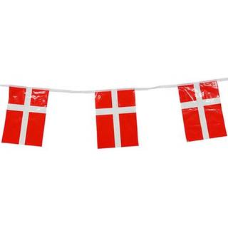 Flag Guirlande Dannebrog Plast 4 m - 798270