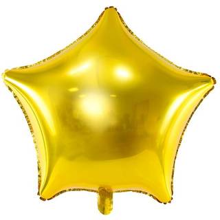 Guld Stjerne 27,5" folieballon