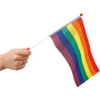 Regnbueflag, 6 stk.
