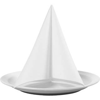 Hvide Servietter 40x40 cm - 20 stk. i Pakke
