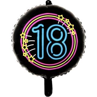 Sort Neon - Årstalsballon 18" 18