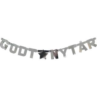 Godt nytår banner - Sølv