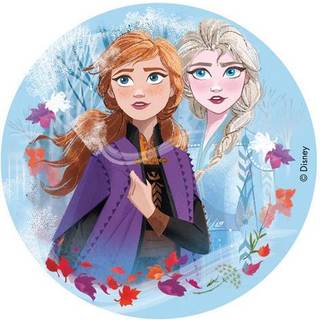 Vaffelpapir Frost Disney sukkerfri Ø16 cm