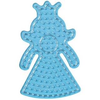 Hama Maxi Stiftplade, transparent - Prinsesse 8223 1 maxi perleplade Mål: ca. 20 x 12 cm.