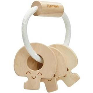 PlanToys - Natur Babynøglerangle - Træ