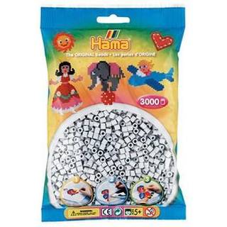 Hama Perler 3000 stk Lysegrå Midi (201-70)