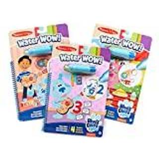 Melissa & Doug Blues Clues & You! Vand wow! 3 -pack - Alfabetstællingsformer Vand afslører rejseaktivitetspuder