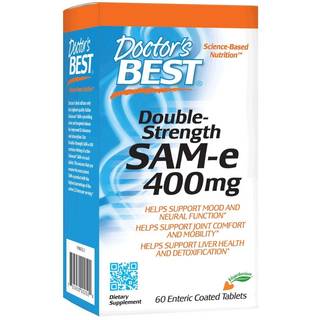 SAM-e, 400mg Double-Strength - 60 tabletter