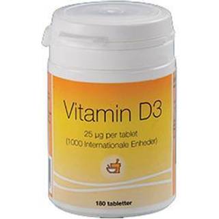 Vitamin D3 25 ug - 180 tabl.