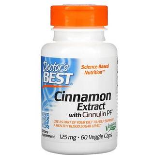 Kanelekstrakt med CinnulinPF, 125mg - 60 vcaps