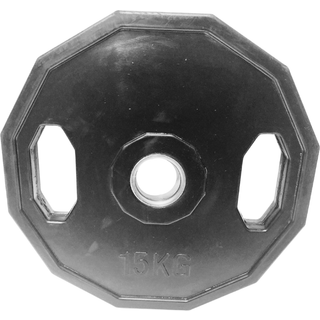 ASG Vægtskive Sort m. Håndtag 15 KG Ø50