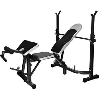 Viking Sports fitnessbænk, justerbar, sort/grå