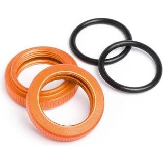 HPI Shock Adjuster Nut 20Mm (Orange/2Pcs)