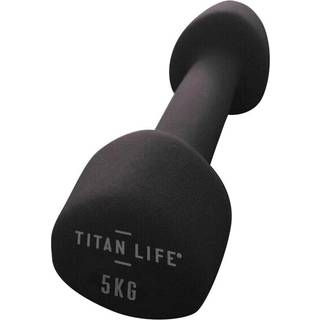 Titan Life PRO Dumbbell Aerobic Styckvis, Neoprenhantel Vægt 5 kg