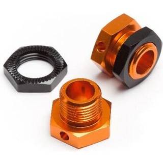 5Mm Hex Wheel Adapters Trophy Buggy (Orange/Black)