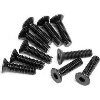 HPI Flat Head Screw M3X12Mm (Hex Socket/10Pcs)