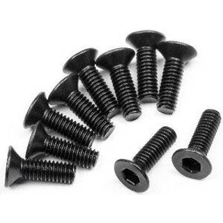 Flat Head Screw M2.5X8Mm (Hex Socket/10Pcs)