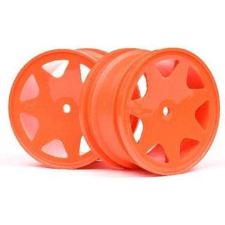 HPI - HP100623 - Ultra 7 Wheels Orange 35Mm (2Pcs)