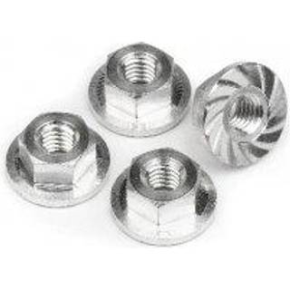 HPI Serrated Flange Nut M4X10.8Mm (4Pcs)