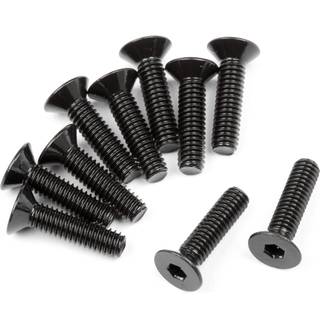 HPI Flat Head Screw M2.5X10Mm (Hex Socket/10Pcs)