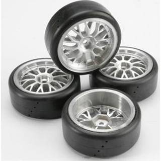 Traxxas 4873 Tires, Pro-Trax on-road (medium compound with contoured inserts) (moun