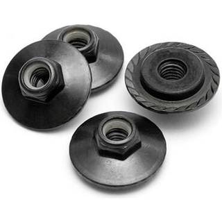 HPI-Z680 Flange Låsemøtrik M5x8mm (Sort / 4 stk.)