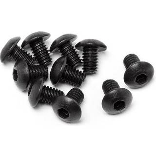 Button Head Screw M4X6Mm (Hex Socket/10Pcs)
