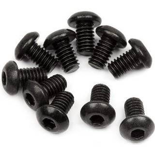 HPI-100864 Button Head Screw M2.5x4mm (10)