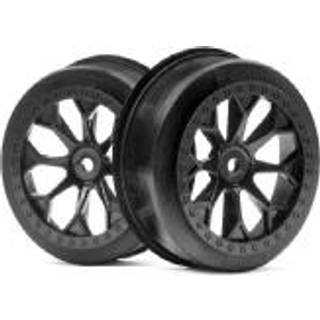 HPI 8-Shot Sc Wheel (Black/2Pcs)