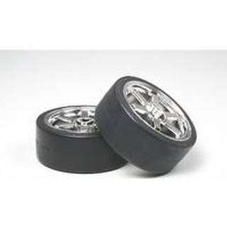 RC 6-SPOKE PLATED WHEELS DRIFT 26MM