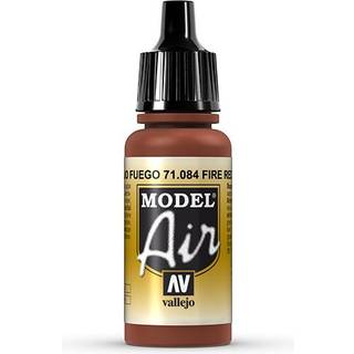 Vallejo Model Air 17Ml Fire Red [Levering: 1-2 dage]