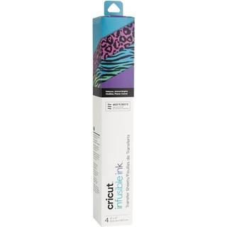 Cricut Infusible bl?koverf?rselsplader -4 ark 12 """" x 12 """" - Animal Brights m?nster - til Cricut EasyPress Maker Udforsk Air 2