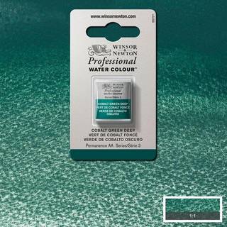 Winsor & Newton Professionel vandfarve Maling Half Pan Cobalt Green Deep