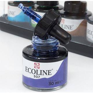 Ecoline Akvarelmaling 30ml. Sky Blue Cyan