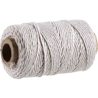 Bomuldssnøre 1 mm 45 m natur