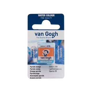 Van Gogh Løse Akvarelbrikker Pyrrole Orange (278)