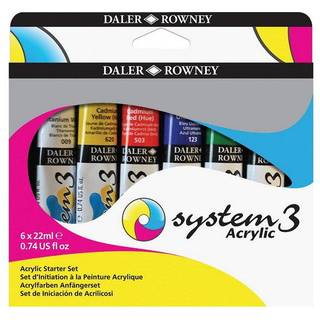System3 Acr Startsæt 6x22 ml