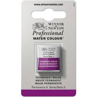 Winsor & Newton Professional akvarelfarve half pan Permanent Mauve 491