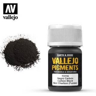 Vallejo Pigment Carbon Black (Smoke Black) 30Ml [Levering: 1-2 dage]