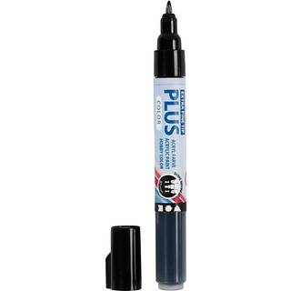 Plus Color Tusch, 0,7 mm, sort - 1 stk.