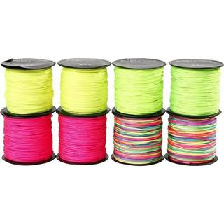 Neon Knyttesnor 1 mm - 8x28 m i 4 farver