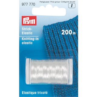 Prym Strikkeelastik Perfekt til at forstærke linningen på bukser, nederdele osv. Elastikken er desuden god til at give projekter en varende pasform, imens den forhindrer slid Certificeret i henhold til OEKO-TEX Standard 100.