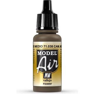 Vallejo Model Air 17Ml Cam. Medium Brown [Levering: 1-2 dage]