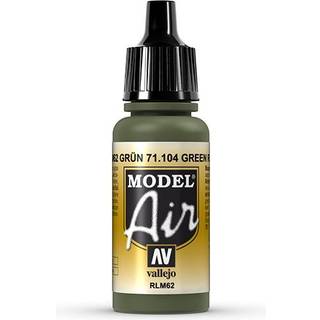 Vallejo Model Air 17Ml Green Rlm 25 [Levering: 1-2 dage]