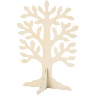 Elegant træ med krydsfod - 10 stk. 30x21,5 cm