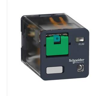 Schneider Electric Stikbensrelæ 10A 3C/O 24VDC med LED og testknap